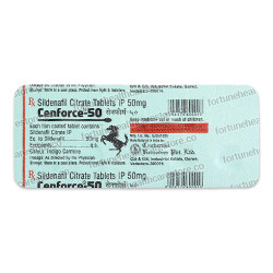 Cenforce 50mg Tablets (Sildenafil Citrate)